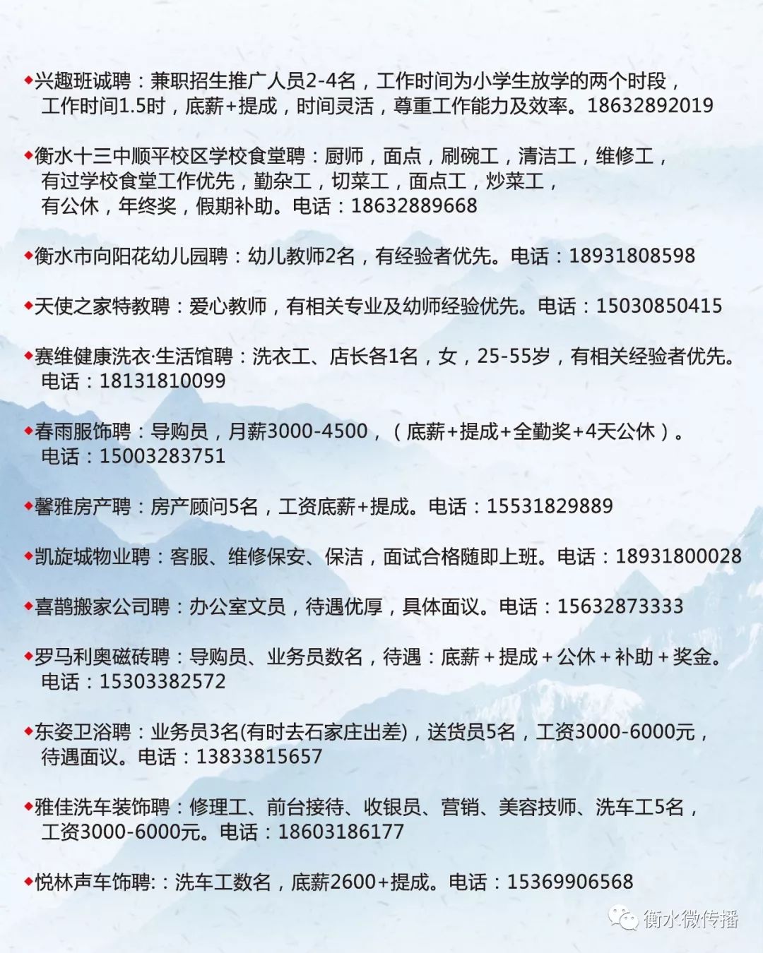 阜新百姓最新招聘信息汇总