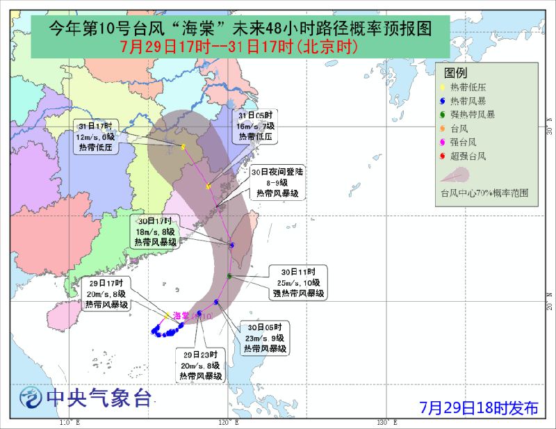 第10号台风海棠的最新动态与影响分析